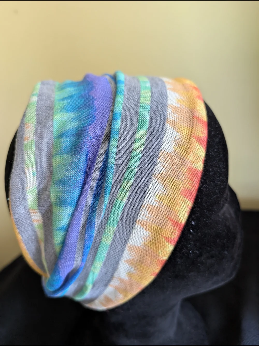 Hand Crafted Rainbow Tie-Dye Bohemian Headband